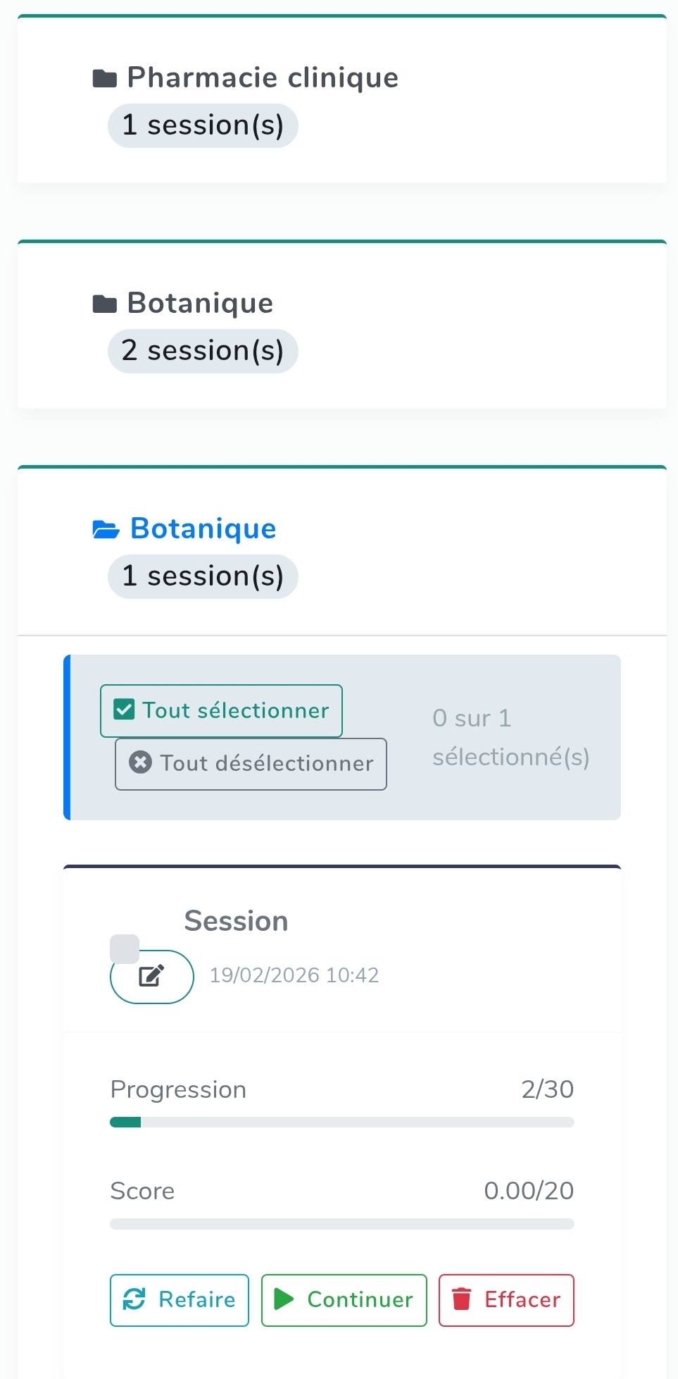 Sessions